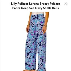 NEW BREEZY Lilly Pulitzer Palazzo Pants Large